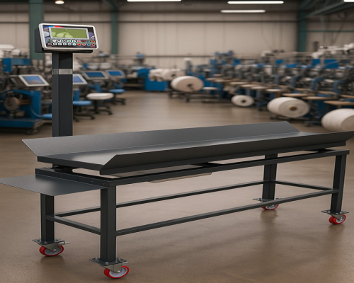 Tekstil Top Rulo Kumaş Tartım Baskülü 